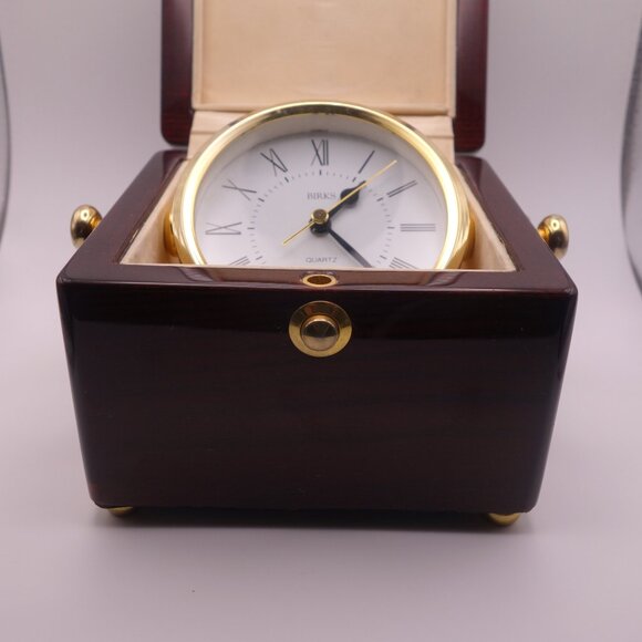 Vintage Birks Quartz Clock in a Box - Clock is working! - Picture 2 of 11